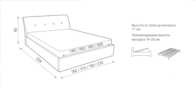 Кровать Cassandra