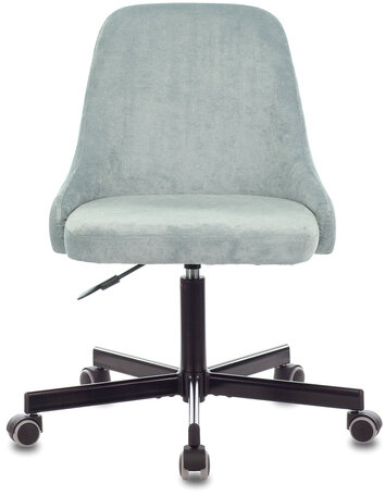 Кресло CH-340M, пятилучие металлическое, ткань, серо-голубое, 1398209