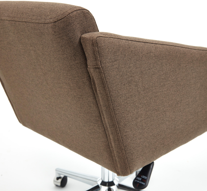 Кресло MILAN хром ткань ORLEANS, коричневый, D-6