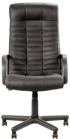 Кресло из натуральной кожи "Atlant", черное