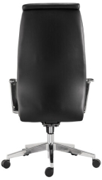 Кресло офисное BRABIX PREMIUM "Jazz EX-757", синхромеханизм, алюминий, экокожа, черное, 532489