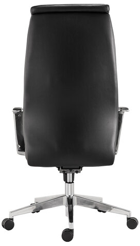 Кресло офисное BRABIX PREMIUM "Jazz EX-757", синхромеханизм, алюминий, экокожа, черное, 532489