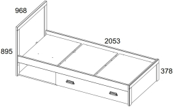 Кровать 90/D1 Дизель