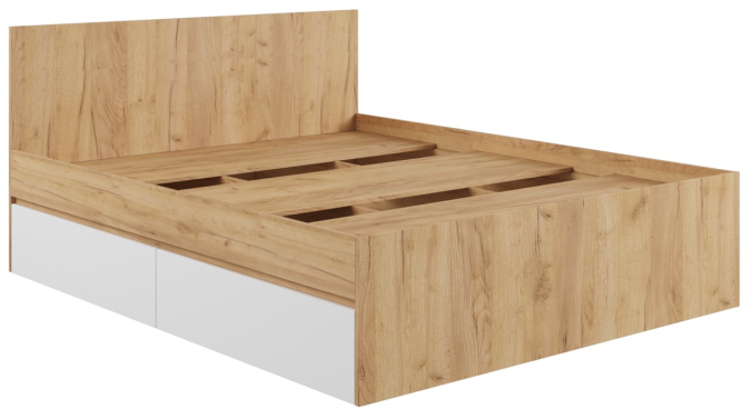 Кровать с ящиками К1.6М Мадера
