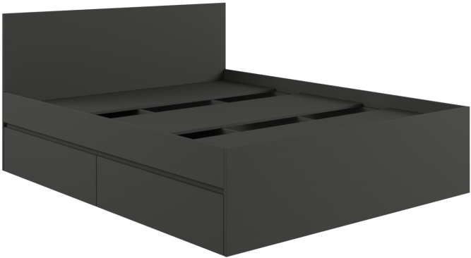 Кровать с ящиками К1.6М Мадера