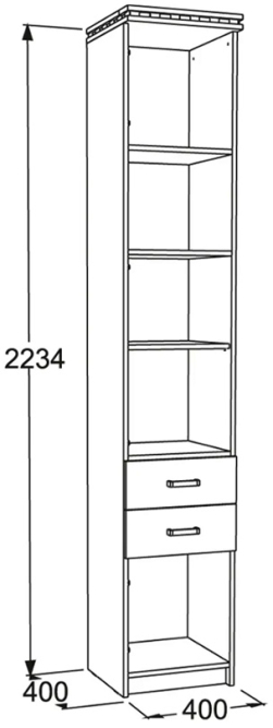 Шкаф комбинированный Ольга 13