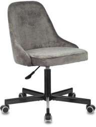 Кресло CH-340M, пятилучие металлическое, ткань, темно-серое, 1398204