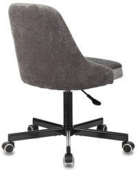 Кресло CH-340M, пятилучие металлическое, ткань, темно-серое, 1398204