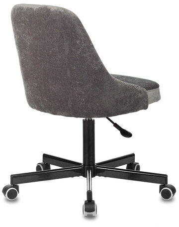 Кресло CH-340M, пятилучие металлическое, ткань, темно-серое, 1398204