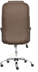 Кресло BERGAMO (хром) ткань, коричневый, 3М7-147