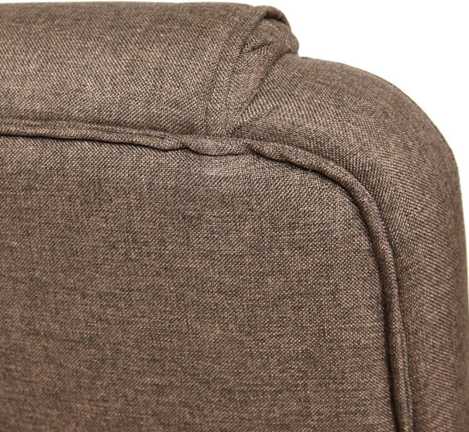 Кресло BERGAMO (хром) ткань, коричневый, 3М7-147