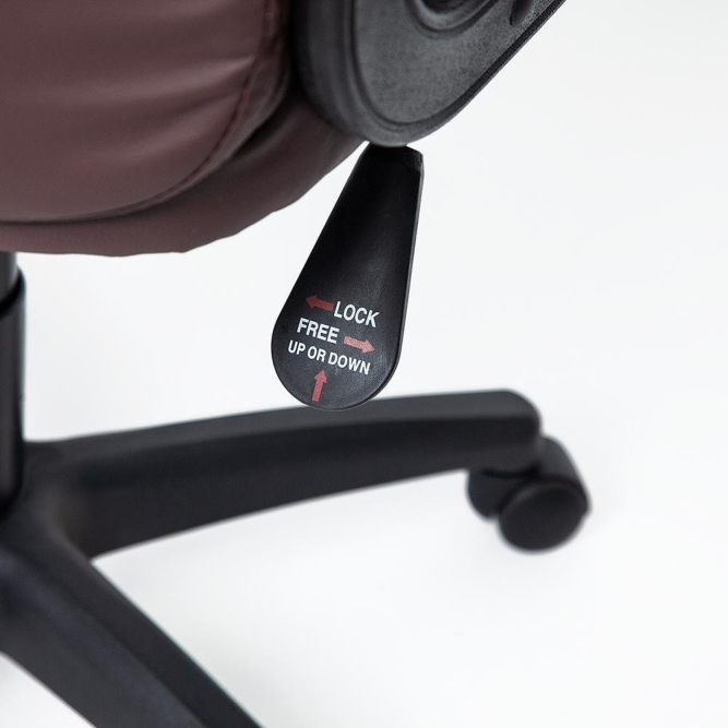 Кресло DEVON кож/зам, коричневый, 36-36