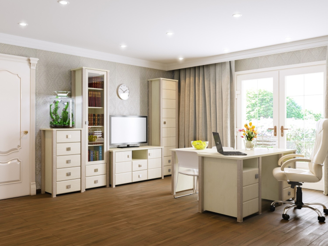 Стол Изабель ИЗ-41К белое дерево