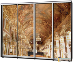 Шкаф купе 4х дв Фотопечать № 8