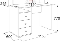 Стол письменный Омега 18