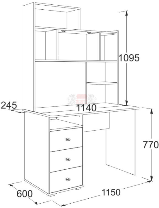 Стол письменный Омега 18