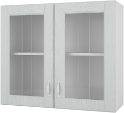 Шкаф навесной 800 мм (витрина) Камелия