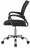Кресло BRABIX "Fly MG-396", с подлокотниками, сетка, хром, черное, 532086