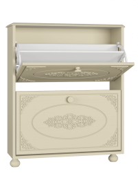 Тумба для обуви (обувница) Ассоль плюс АС-45 ваниль