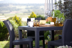 Стол садовый Мелоди Квартет (Melody quartet) графит