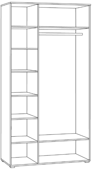 Шкаф для одежды Остин 13.336.03