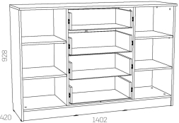 Тумба Оливия НМ 040.35 Х