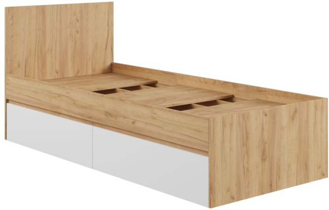Кровать с ящиками К0.9М Мадера
