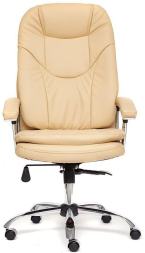 Кресло SOFTY LUX кож/зам, бежевый, 36-34