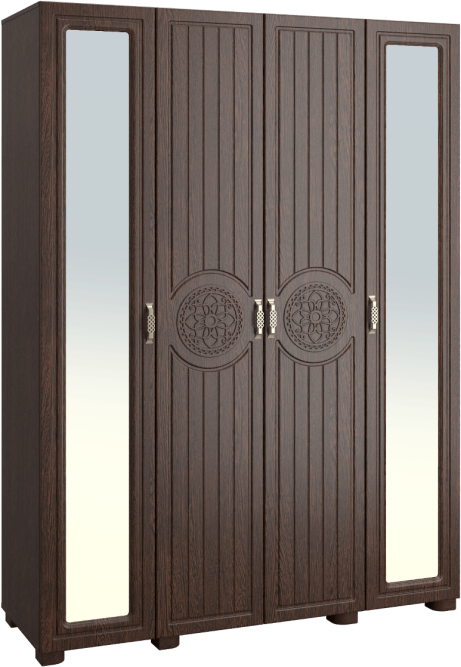 Шкаф «Монблан» МБ-25К комбинированный венге