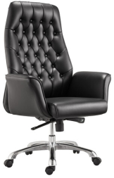 Кресло офисное BRABIX PREMIUM &quot;Legacy EX-750&quot;, синхромеханизм, алюминий, экокожа, черное, 532492