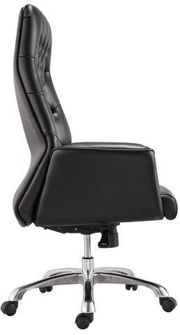 Кресло офисное BRABIX PREMIUM "Legacy EX-750", синхромеханизм, алюминий, экокожа, черное, 532492