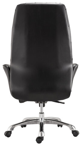 Кресло офисное BRABIX PREMIUM "Legacy EX-750", синхромеханизм, алюминий, экокожа, черное, 532492