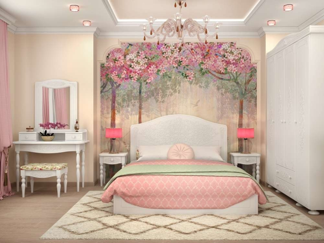 Гарнитур для спальни Ассоль комплект 6