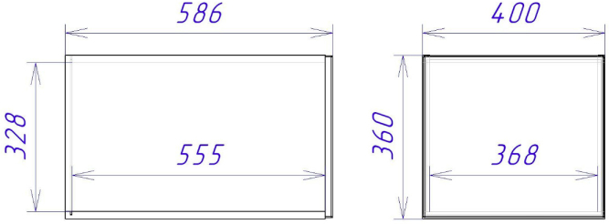 Шкаф АГ-40 Женева (ЛДСП)