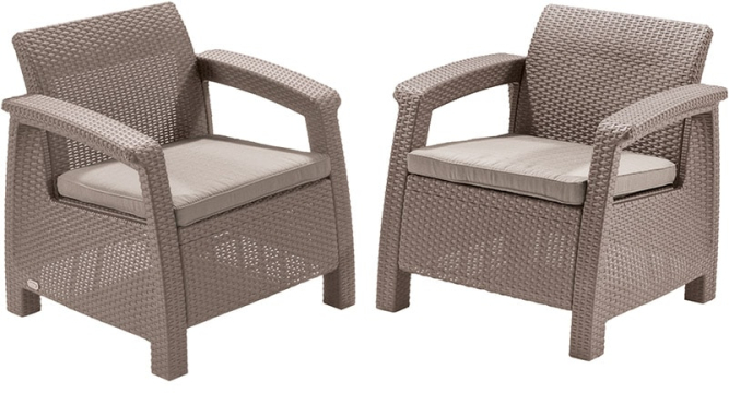 Комплект Корфу Дуо Corfu Duo Set (капучино - песок)