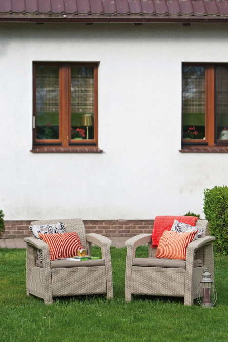 Комплект Корфу Дуо Corfu Duo Set (капучино - песок)