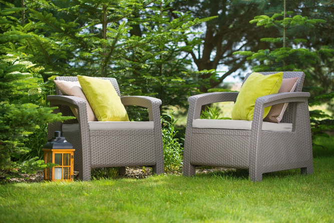 Комплект Корфу Дуо Corfu Duo Set (капучино - песок)