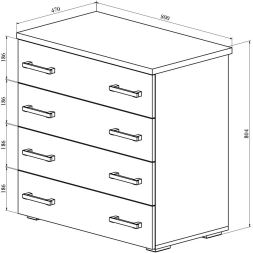 Комод для гостиной Виктория ВИ-71