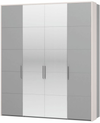 Шкаф 4-х дверный Вива ( ШР-1 + ШР-2+ ШР-1 с зеркалами )