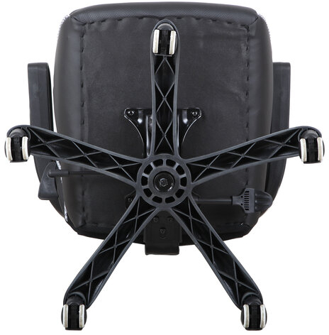 Кресло компьютерное BRABIX "Techno Pro GM-003", экокожа, черное/серое, вставки серые, 531814