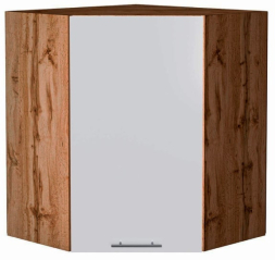 Шкаф верхний угловой с 1 створкой Кухня Валерия ШВУ 590 (глянец)