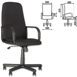 Кресло офисное "Diplomat", черное