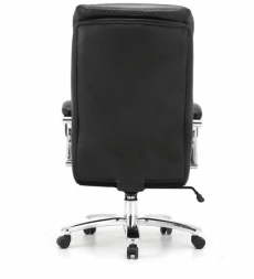 Кресло из натуральной кожи BRABIX PREMIUM "Pride HD-100", НАГРУЗКА до 250 кг, черное, 531940