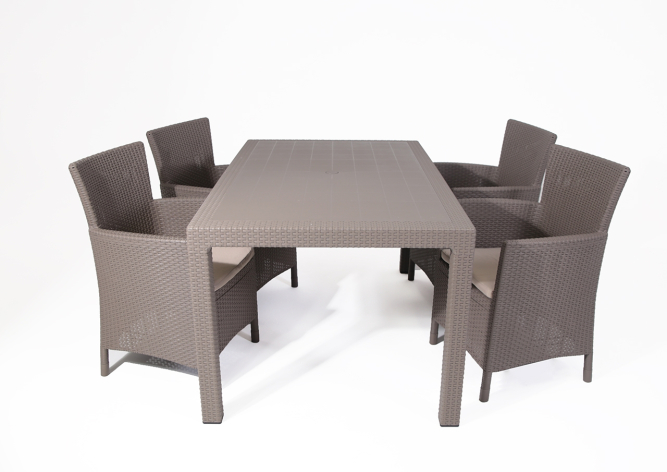 Стол садовый Мелодия (Melody) капучино