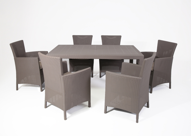 Стол садовый Мелодия (Melody) капучино