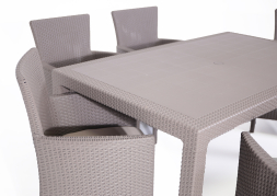 Стол садовый Мелодия (Melody) капучино