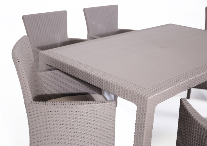 Стол садовый Мелодия (Melody) капучино