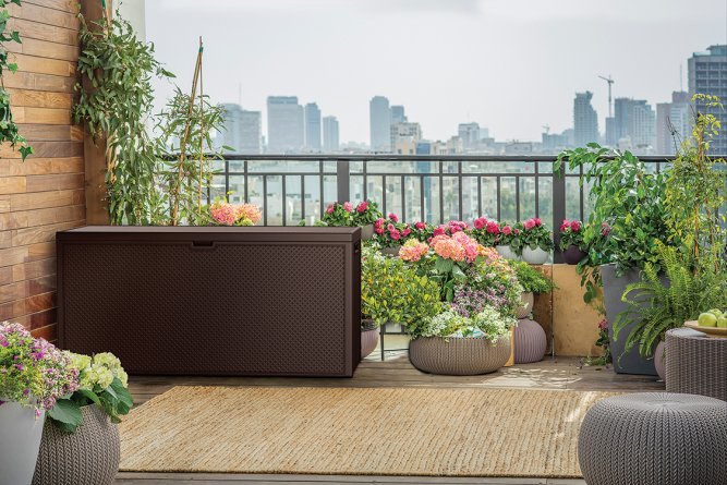 Сундук Эмили (EMILY STORAGE BOX) 280л, коричневый