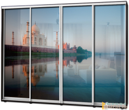 Шкаф купе 4х дв Фотопечать № 11