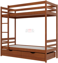 Кровать 2-х ярусная  №1 из массива